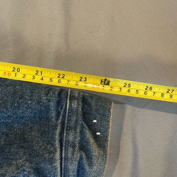 Vintage 80s Levis Sherpa Denim Trucker Jacket (size 38R) Made in USA - Picture 8 of 10